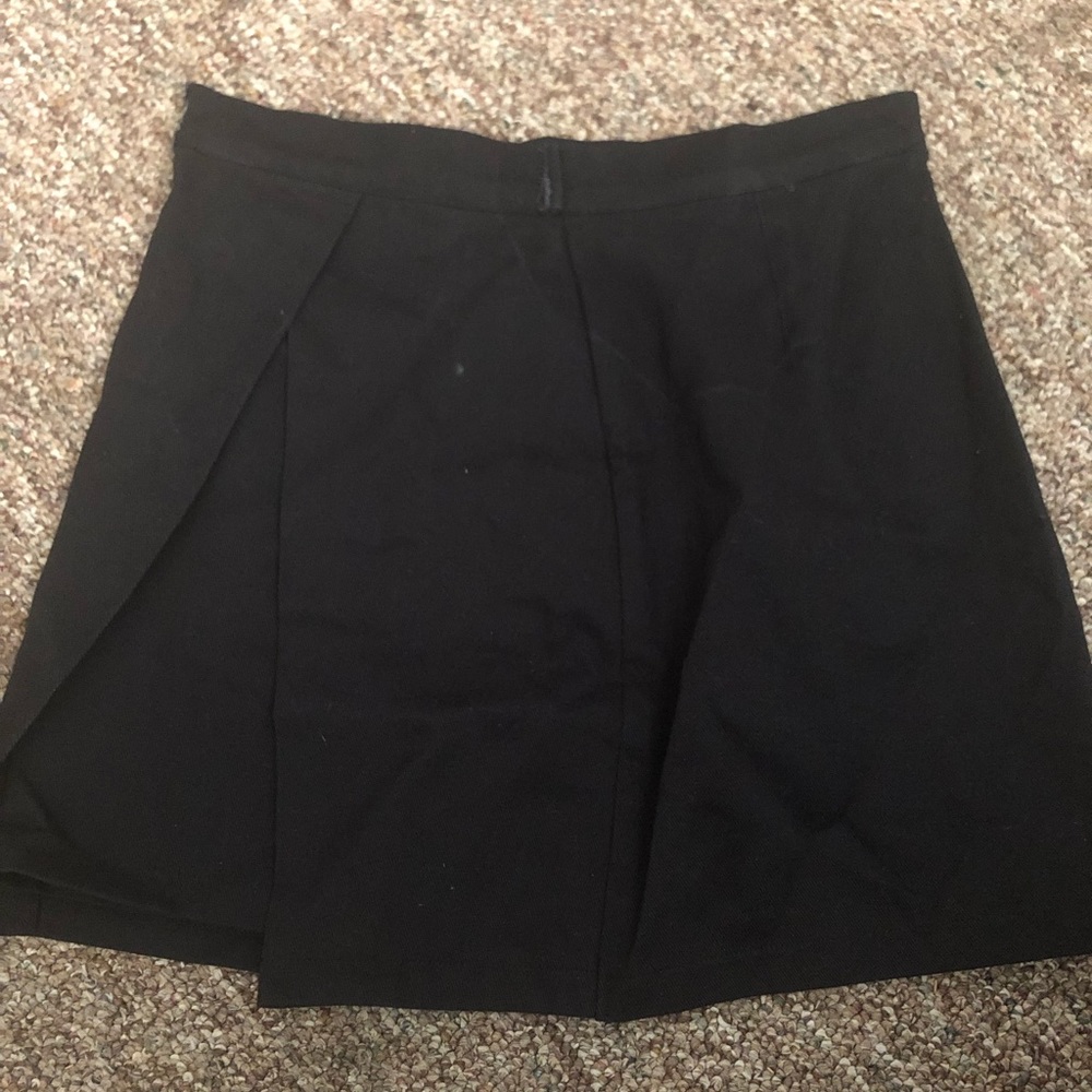 Black Asymmetrical Skirt